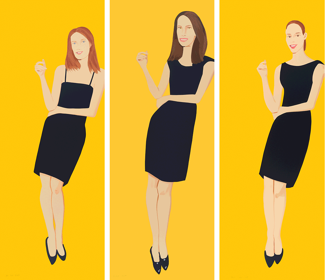 Les petites robes noires d’Alex Katz