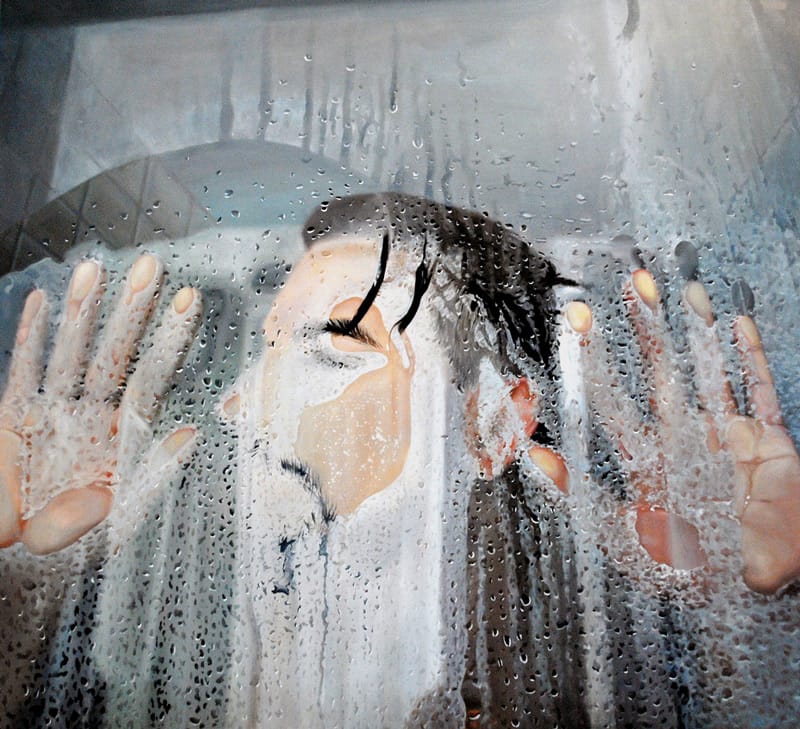 Les femmes sous l’eau, peintes à l’huile