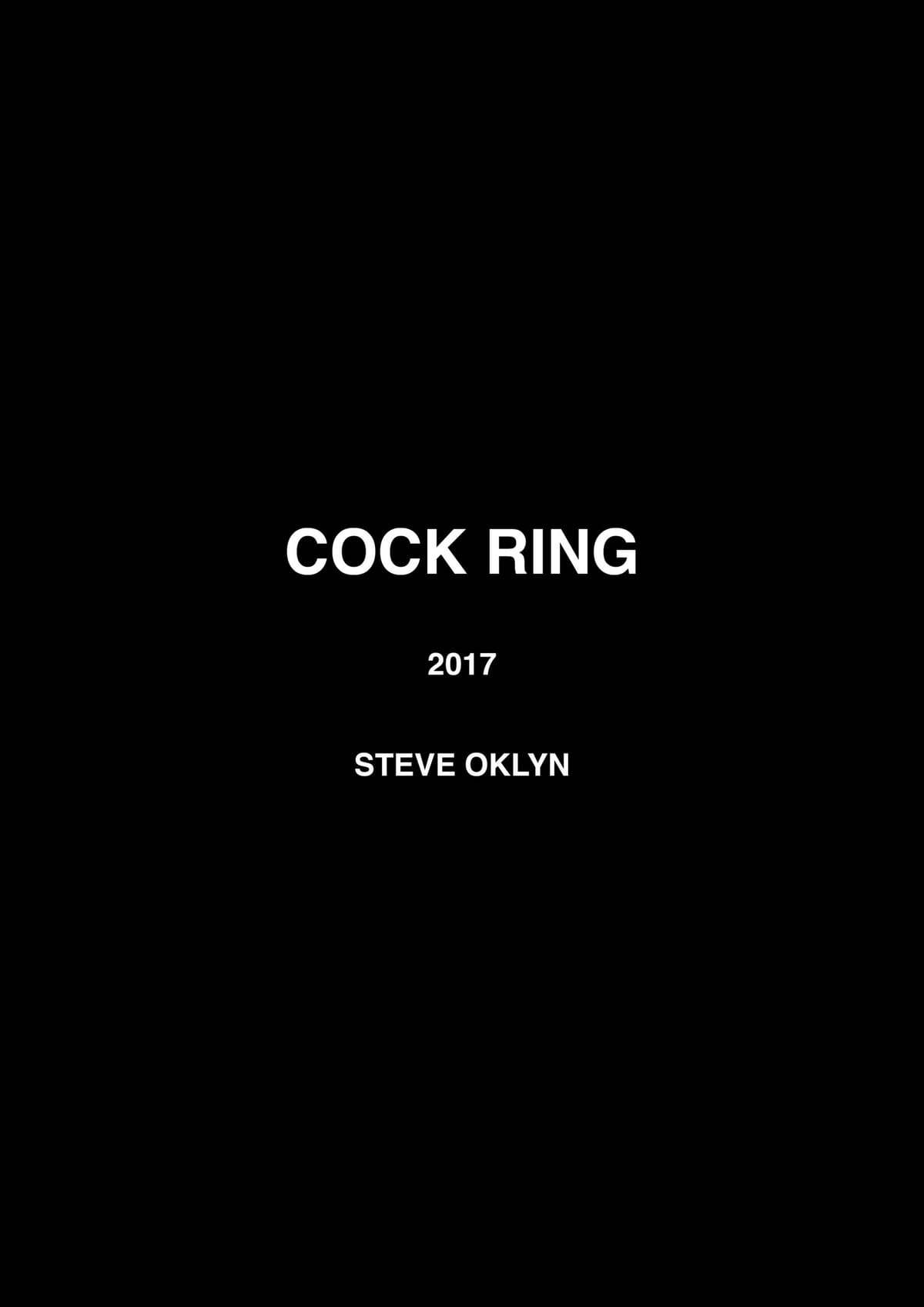 COCK RING 2017 STEVE OKLYN [NOT VOGUE]