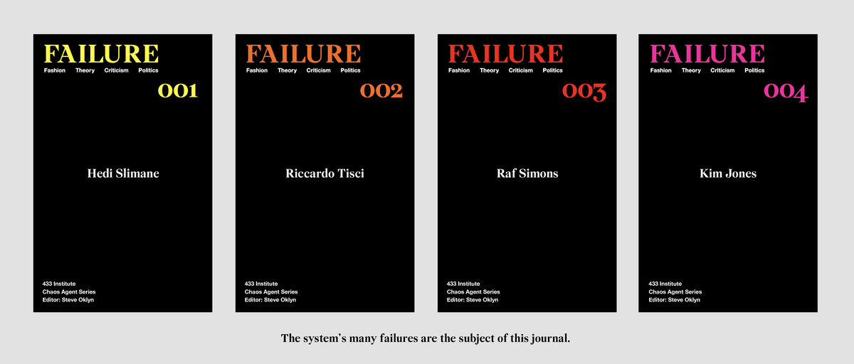 FAILURE Journal : Fashion Theory Criticism Politics