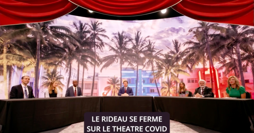 Le rideau se ferme sur le théâtre Covid
