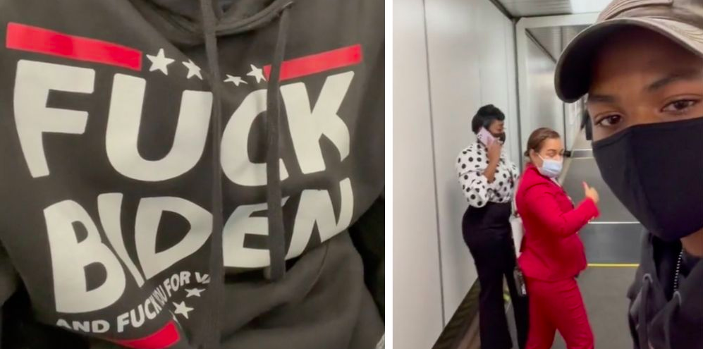 Un homme est expulsé de son vol pour avoir porté un sweat à capuche « F*CK BIDEN »