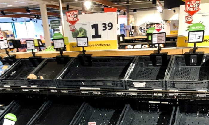 Pénuries alimentaires imminentes en raison des politiques mondialistes des gouvernements