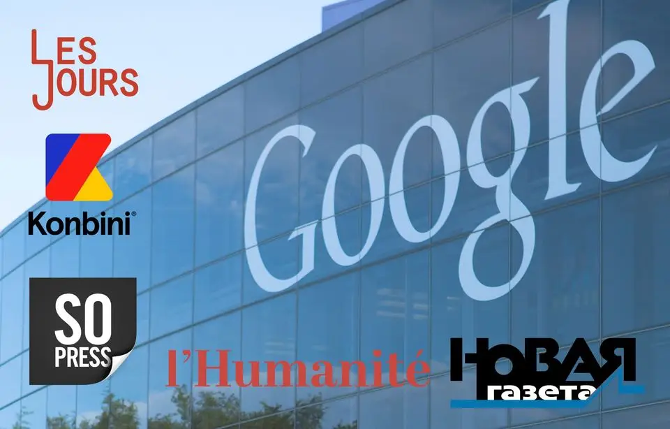 Google va financer une quarantaine de médias européens dont 8 médias français