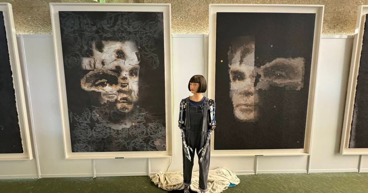 La première œuvre d’un robot vendue 1 million d’euros, sept fois plus que son estimation