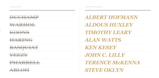 Pas des artistes. Des cartographes.