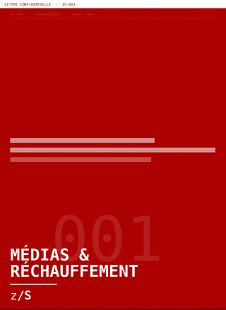 Lettre confidentielle n°001