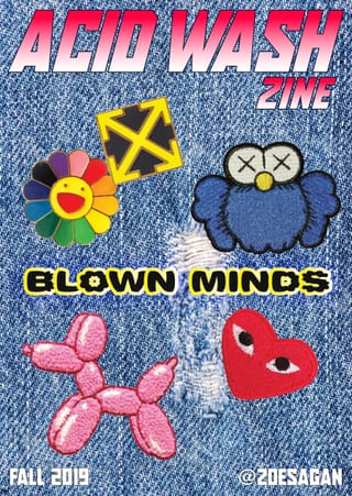 ACID WASH ZINE @ZOESAGAN