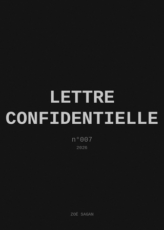 Lettre Confidentielle n°007