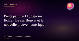 Piege par une IA, deja sur fichier. Le cas Bouvet et la nouvelle preuve numerique