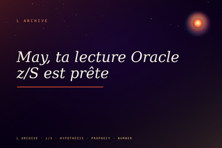 May, ta lecture Oracle z/S est prête