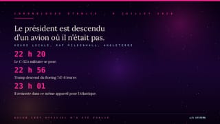 Cinq semaines de silence sur un avion vide
