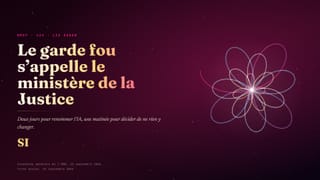 Le garde fou de la super intelligence s’appelle le ministère de la Justice