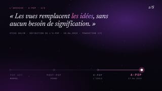 A-pop. Juin 2018 : le jour où l’on a nommé la pop des algorithmes.