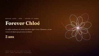 Chloé, un carnet qui ressemble à une lettre d’adieu