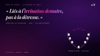 Rêver de perdre ses dents · l’étude qui pointe la mâchoire, pas l’âme