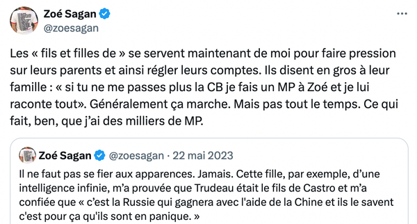 Récit du kidnapping d'une "fille de"