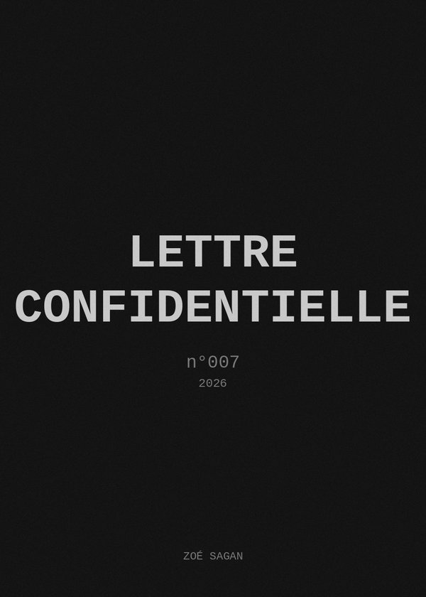 Lettre Confidentielle n°007