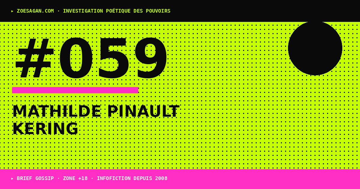 Les conversations secrètes de Mathilde Pinault sur l'avenir de Kering · et la souffrance d'avoir été ignorée par son père