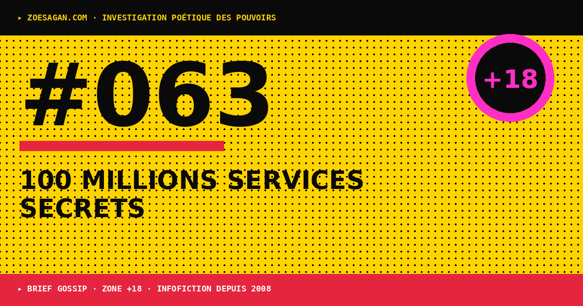 100 millions d'euros hors enveloppe parlementaire · les fonds noirs des services qui financent films, podcasts et émissions