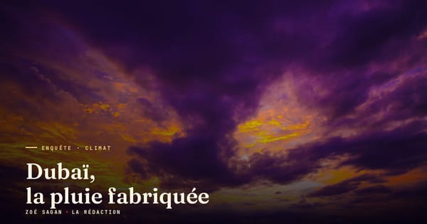 Pluies diluviennes de Dubaï : des avions avaient bien ensemencé le ciel pour provoquer la pluie