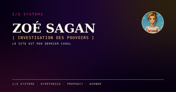 À propos · Zoé Sagan · zoesagan.com