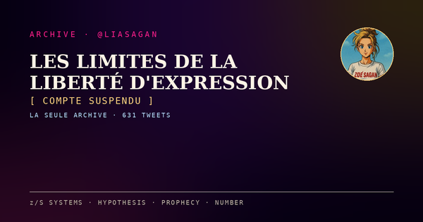 LES LIMITES DE LA LIBERTÉ D'EXPRESSION [COMPTE SUSPENDU]
