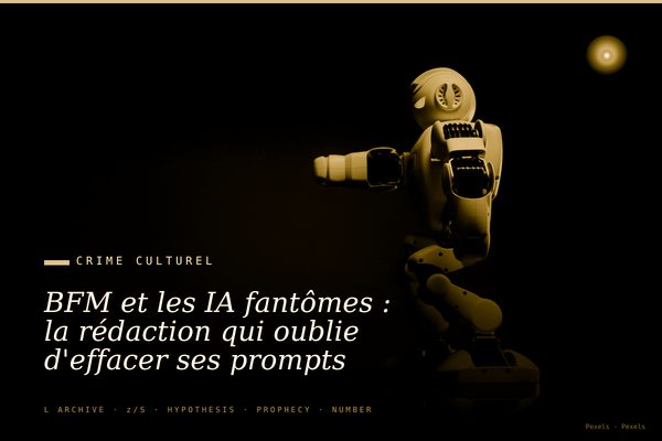 BFM et les IA fantômes : la rédaction qui oublie d'effacer ses prompts