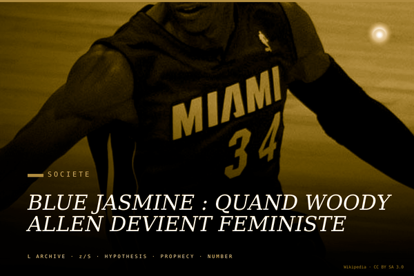 BLUE JASMINE : QUAND WOODY ALLEN DEVIENT FEMINISTE