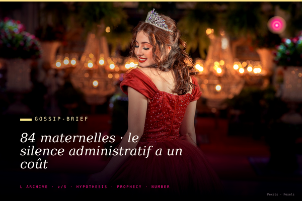 84 maternelles · le silence administratif a un coût