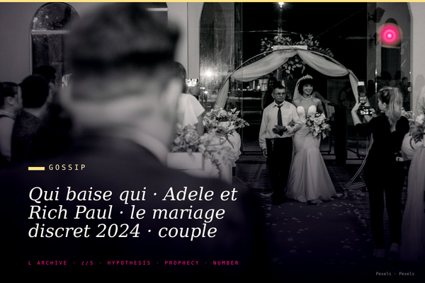Qui baise qui · Adele et Rich Paul · le mariage discret 2024 · couple musique-sport le plus puissant de l'année