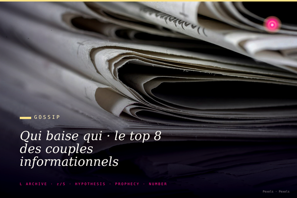 Qui baise qui · le top 8 des couples informationnels avocats-juges-presse en France · les couples qui structurent l'information