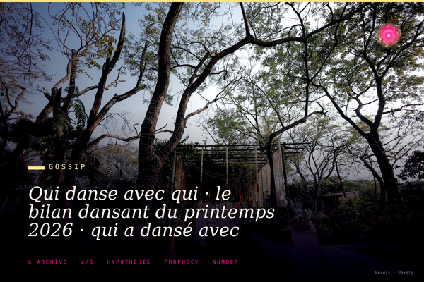 Qui danse avec qui · le bilan dansant du printemps 2026 · qui a dansé avec qui ces trois derniers mois