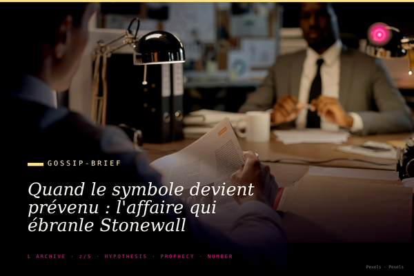 Quand le symbole devient prévenu : l'affaire qui ébranle Stonewall