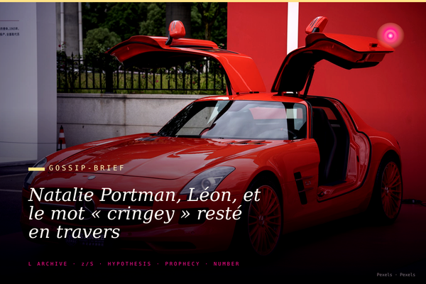 Natalie Portman, Léon, et le mot « cringey » resté en travers