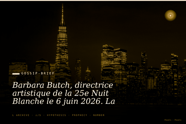Barbara Butch, directrice artistique de la 25e Nuit Blanche le 6 juin 2026. La Ville de Paris confirme. Tiffany et Chanel notent que personne n'a publié le contrat.
