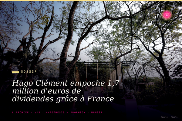 Hugo Clément empoche 1,7 million d'euros de dividendes grâce à France Télévisions