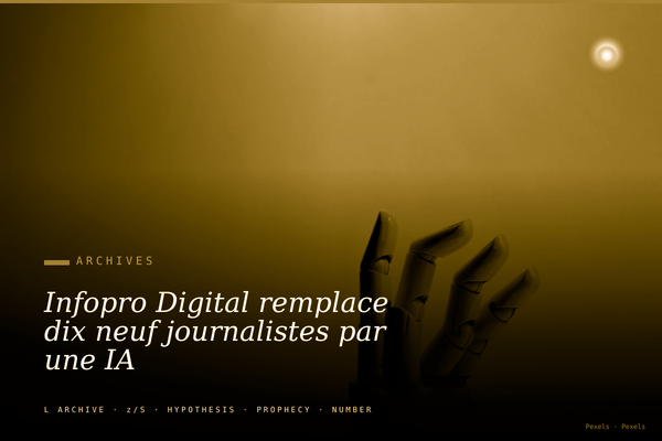 Infopro Digital remplace dix neuf journalistes par une IA
