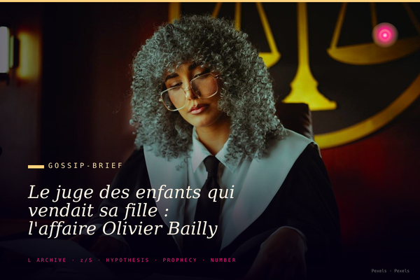 Le juge des enfants qui vendait sa fille : l'affaire Olivier Bailly