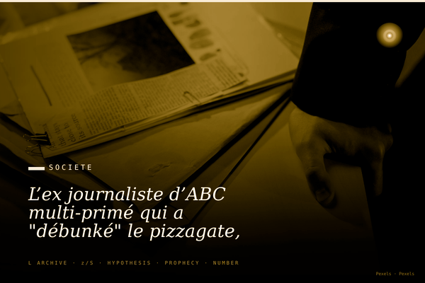 L’ex journaliste d’ABC multi-primé qui a "débunké" le pizzagate, plaide coupable dans une horrible affaire de pédopornographie