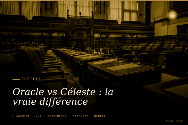 Oracle vs Céleste : la vraie différence