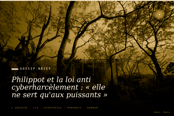 Philippot et la loi anti cyberharcèlement : « elle ne sert qu'aux puissants »