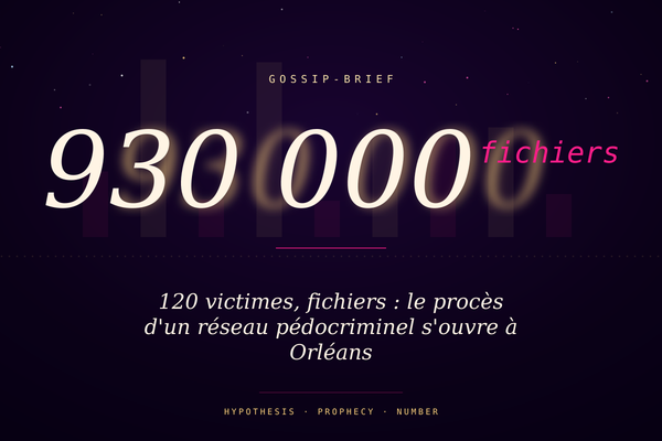 120 victimes, 930 000 fichiers : le procès d'un réseau pédocriminel s'ouvre à Orléans
