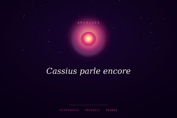 Cassius parle encore