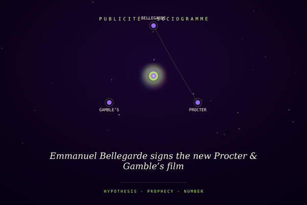 Emmanuel Bellegarde signs the new Procter & Gamble’s film