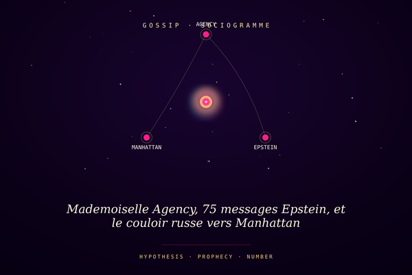 Mademoiselle Agency, 75 messages Epstein, et le couloir russe vers Manhattan