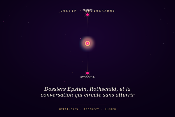 Dossiers Epstein, Rothschild, et la conversation qui circule sans atterrir