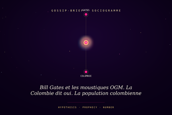 Bill Gates et les moustiques OGM. La Colombie dit oui. La population colombienne n'a pas été consultée.