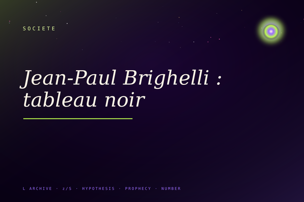 Jean-Paul Brighelli : tableau noir