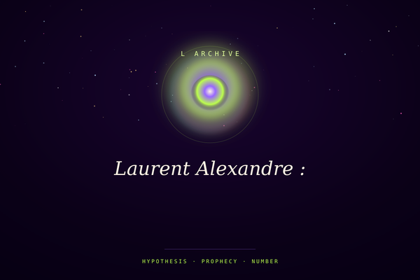 Laurent Alexandre :